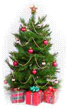 Image of Christmas tree with presents