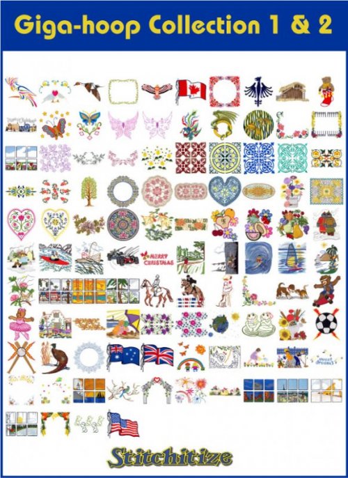 Janome GigaHoop Collection 1&2