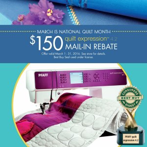 quilt expression 4.2 rebate