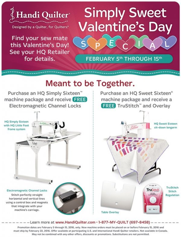 HandiQuilter Specials