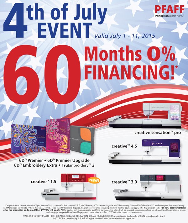 pfaff specials