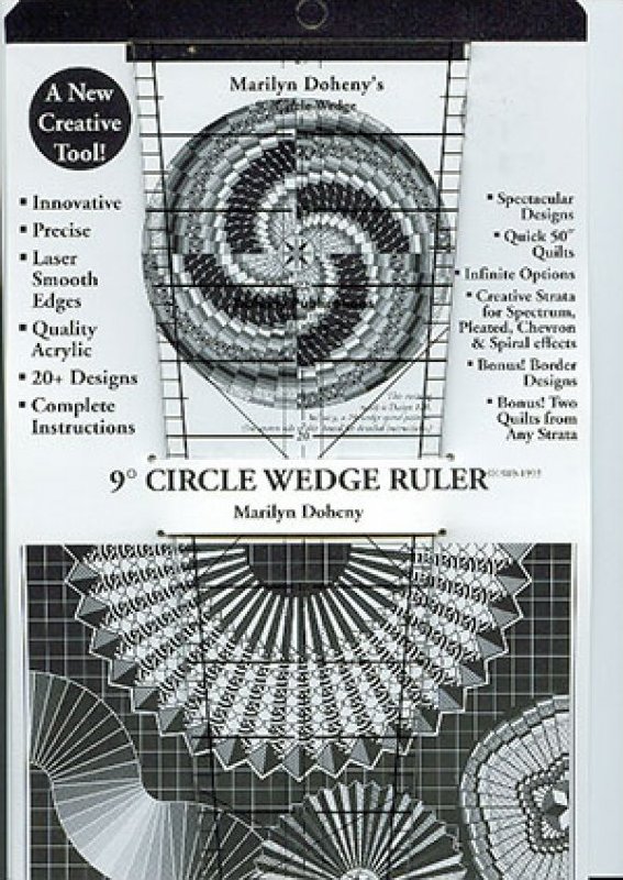 9 Degree 25 Circle Wedge Ruler - Doheny - 8009/25 - 638766254001