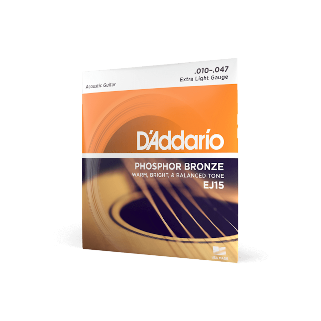 D'Addario EJ15 10-47 Phosphor Extra Light 
