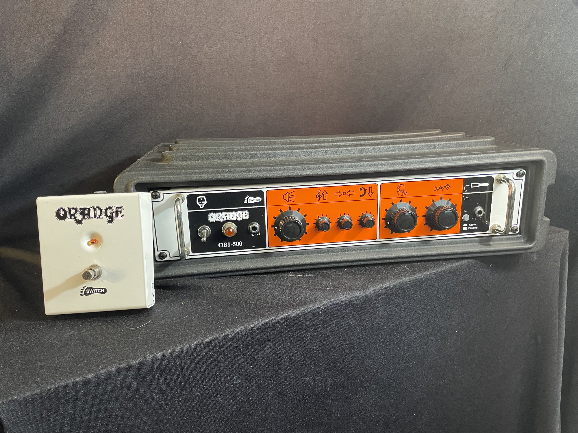 Orange OB1-500 ベースアンプ ラックケース付 Orange OB1-500 500W Class A/B RackM Bass Head, Orange OBC