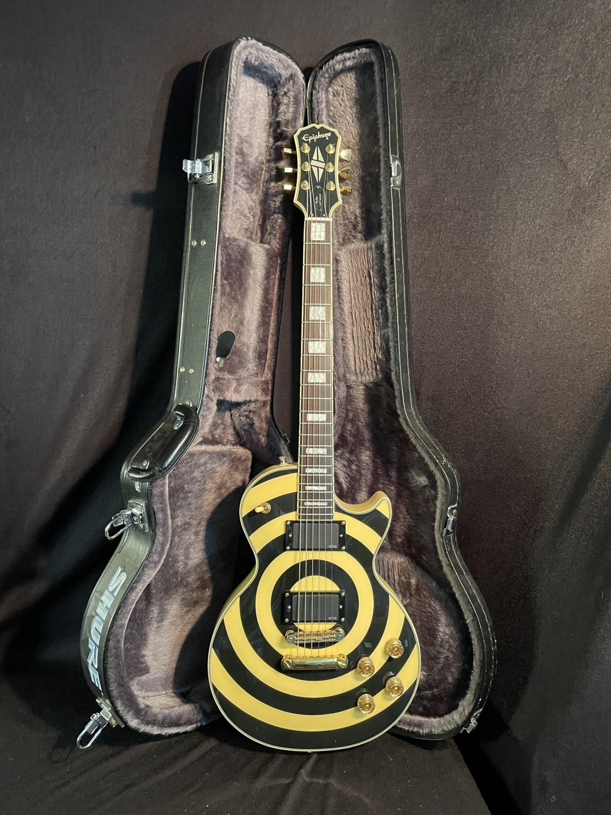 USED Epiphone Zakk Wylde Les Paul Custom Bullseye