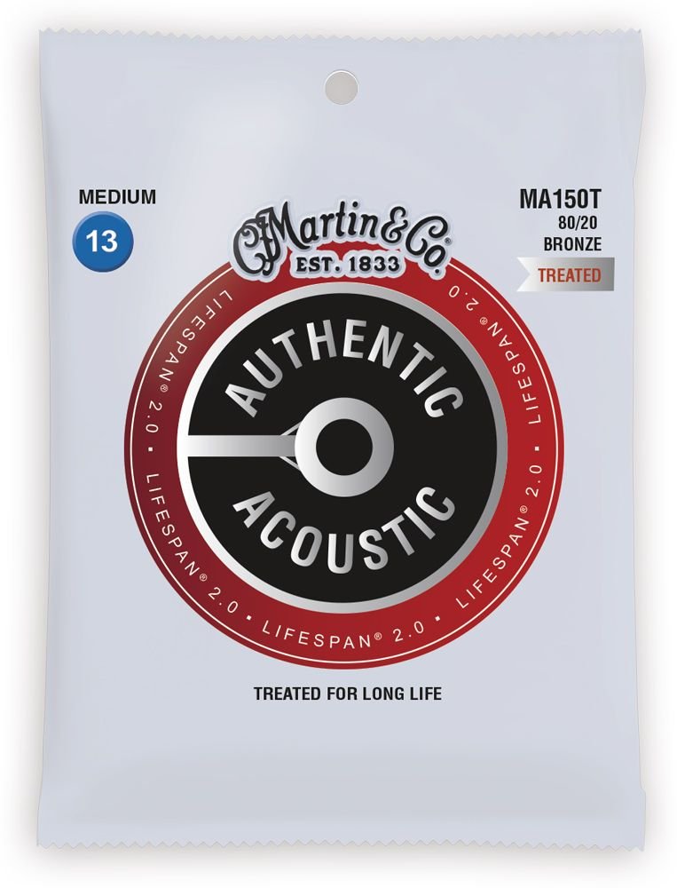Martin Authentic Acoustic Lifespan 2.0 13-56  80/20 Bronze Medium