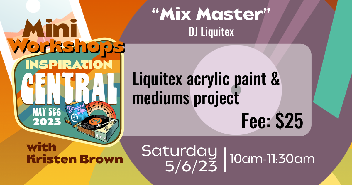 MIXMASTR Mini "Mix Master" Liquitex Acrylic Paint & Mediums