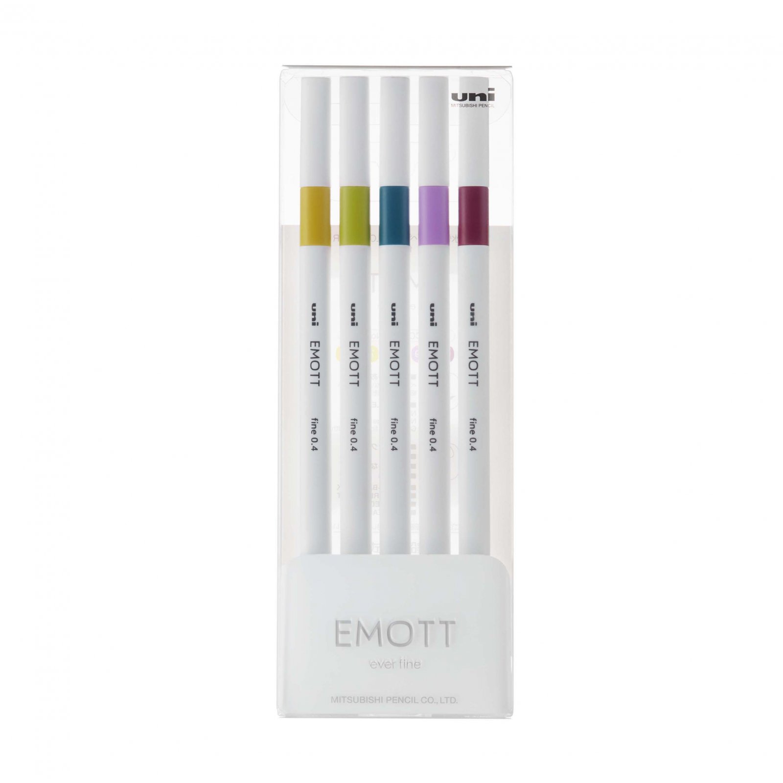 EMOTT 0.4MM FINE 5CT SET#8 - 4902778248355