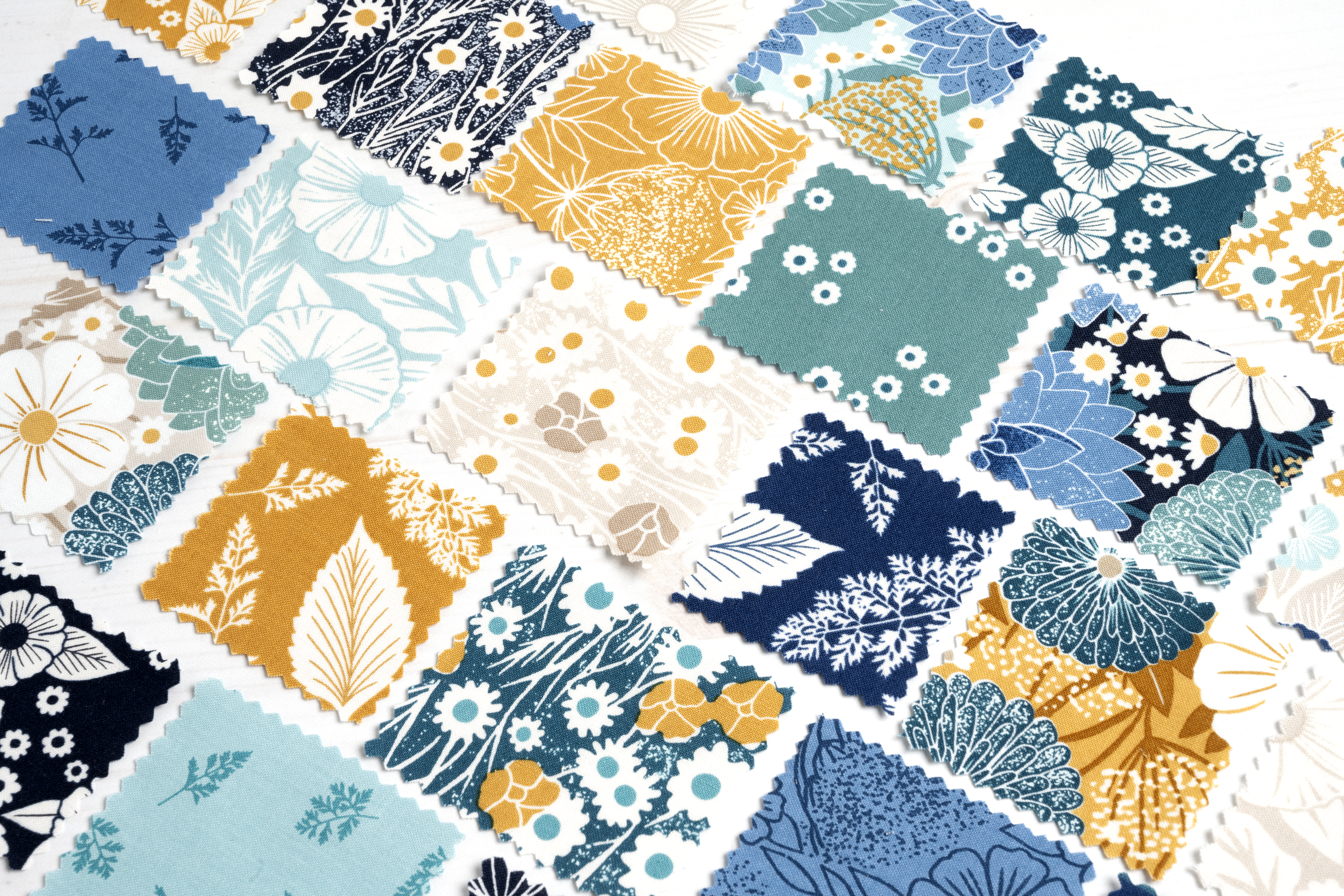 Provence Quilt Kit ft. Field of Flowers - Finishes 62 x 82
