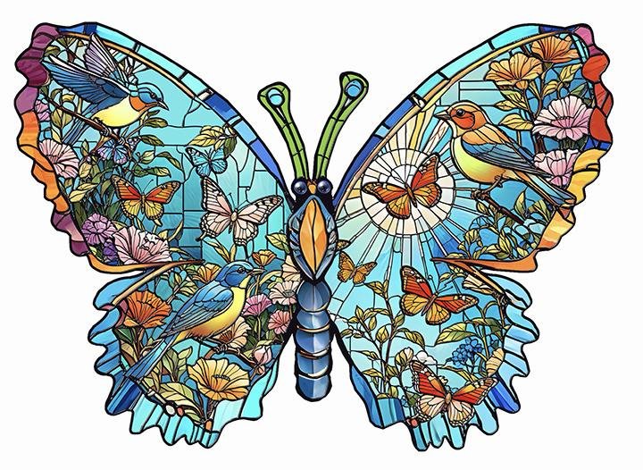 SO SunsOut Puzzle: Birds, Flowers and Butterflies - 1000 pc