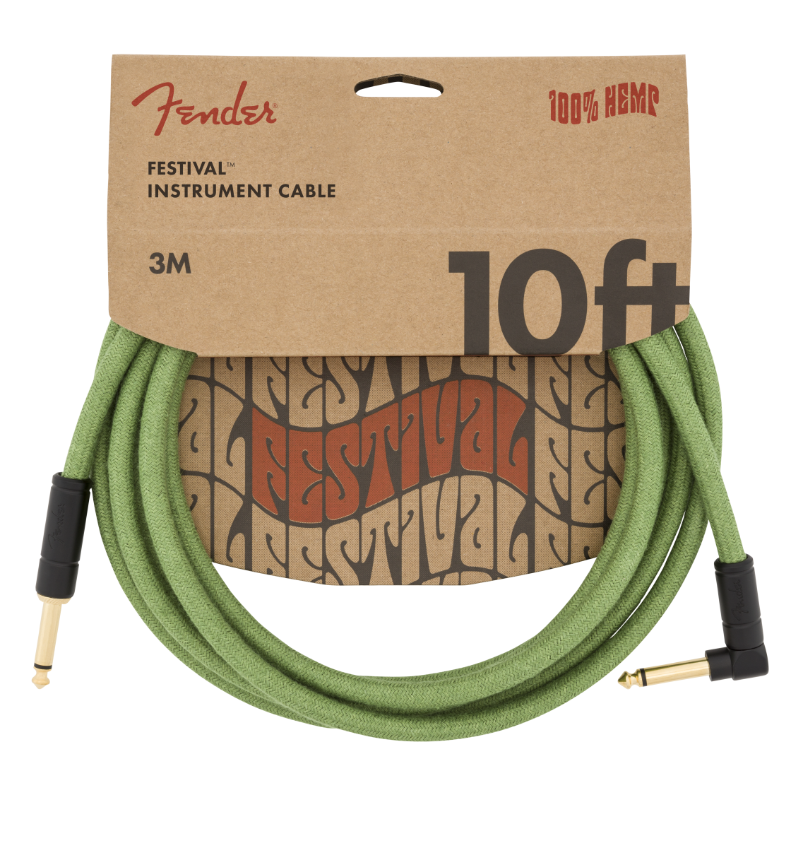 Festival Hemp Instrument Cables – Fender