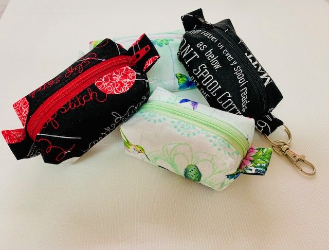 Teeny Tiny Keyring Zipper Pouch