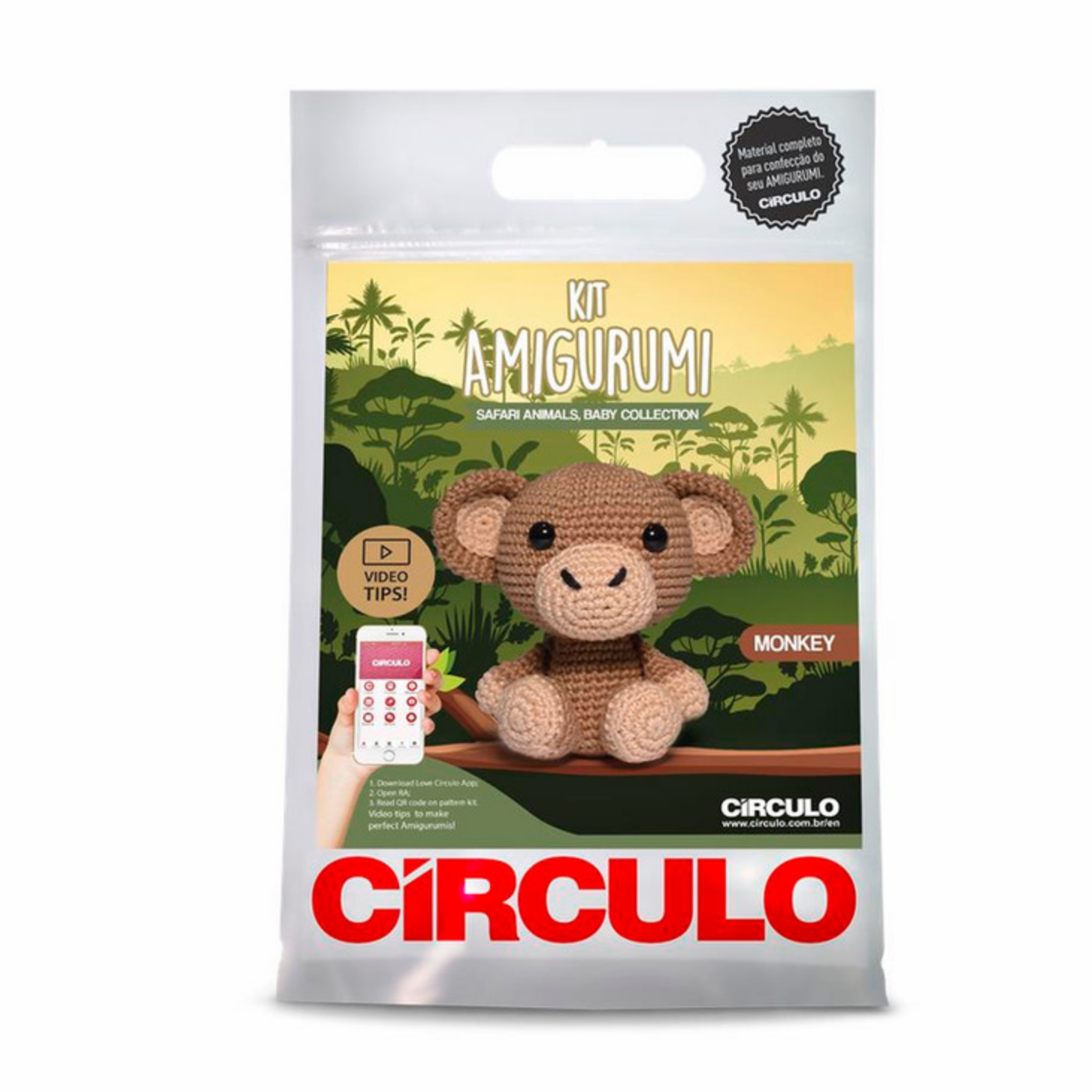 Safari Animal Baby Amigurumi Kits