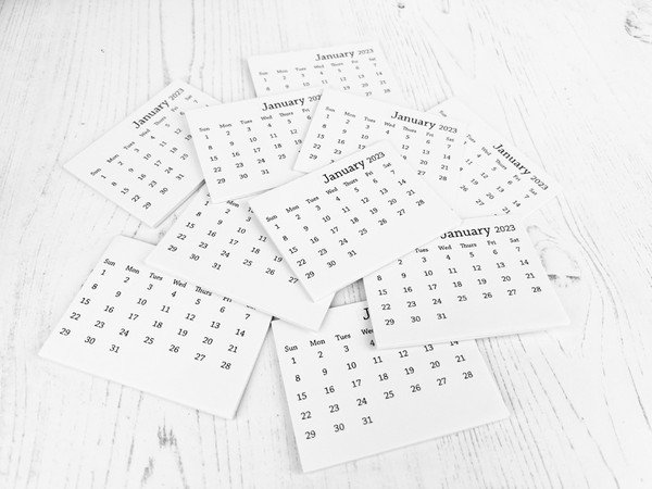 TE 2023 Mini Tear Off Calendar