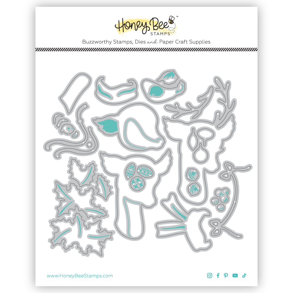 Lovely Layers: Vintage Reindeer-Honey Bee Stamps Honey Cuts