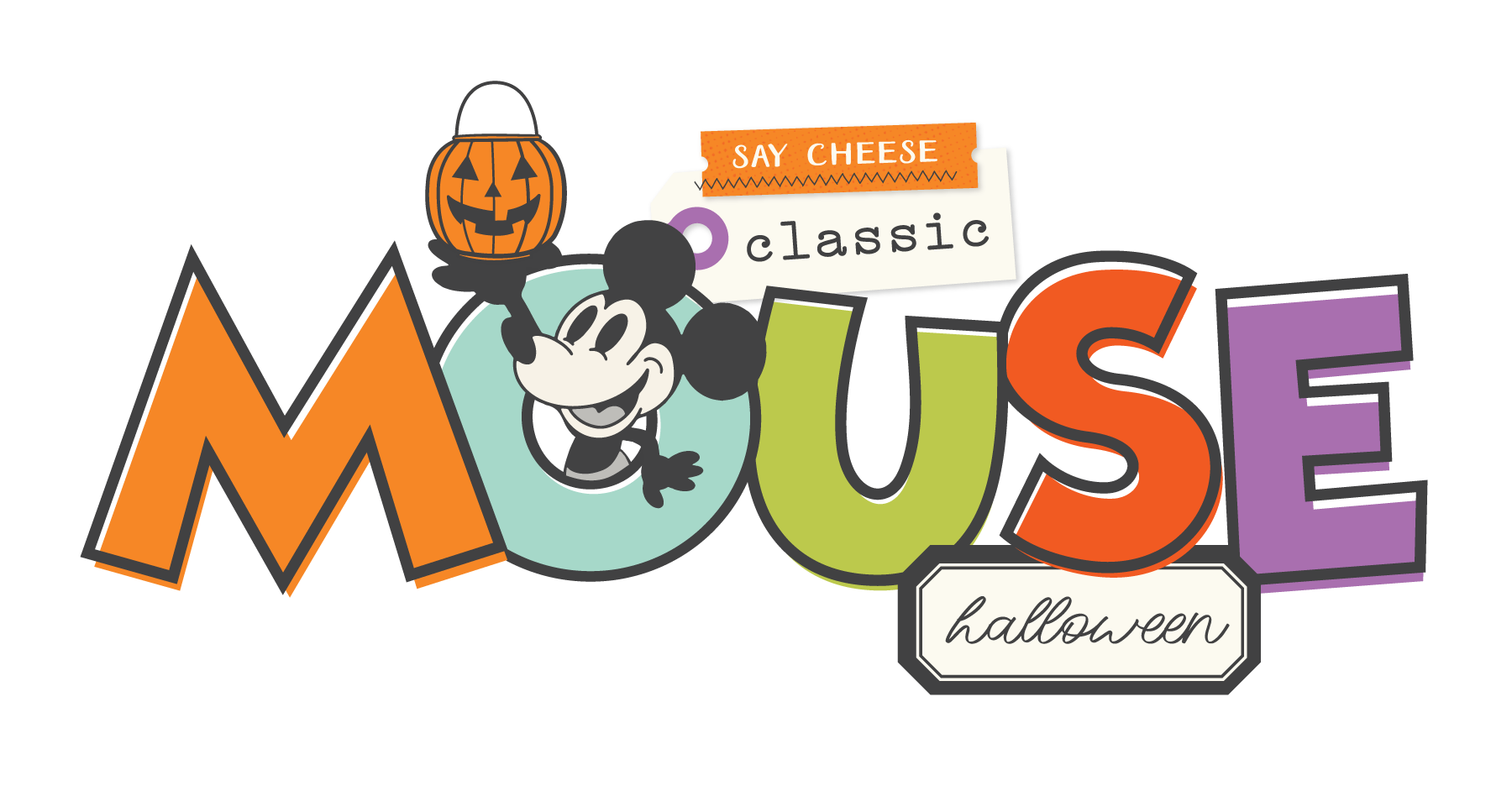 Simple Stories - Say Cheese Classic Mouse Halloween - Double-Sided Cardstock - Multiple Options