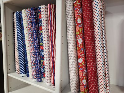 Red White & Bloom Bolts 1