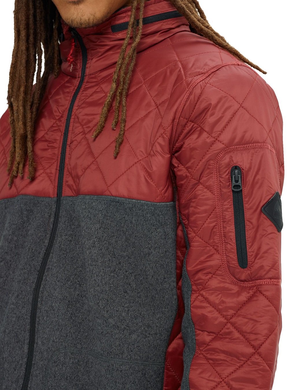 Burton Men's Fleece front zip PIERCE