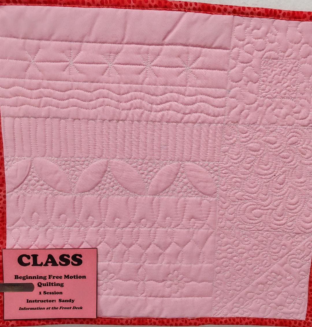 Free Motion Quilting with your Domestic Sewing Machine