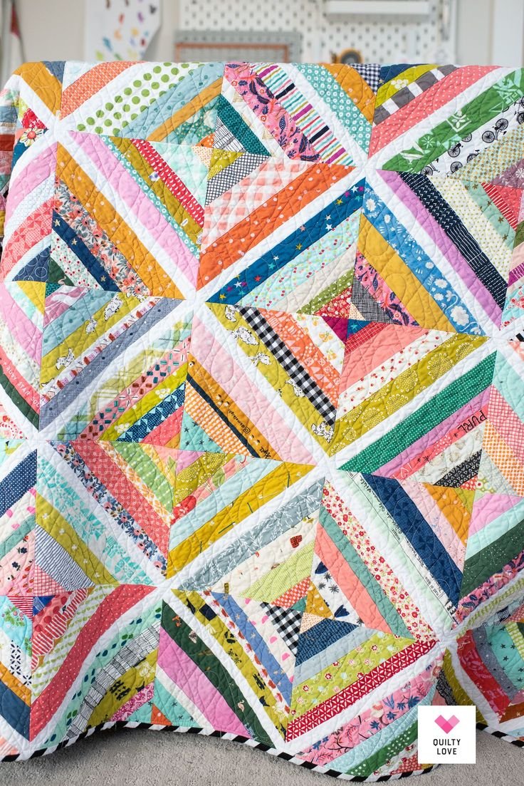 Scrappy Happy String Block