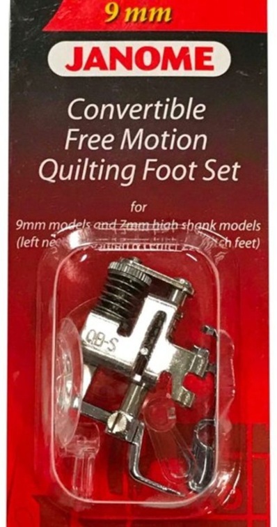 CONVERTABLE F.M.Q FOOT for NON-A.F.L (Auto-Foot-Lift)  9mm Janome