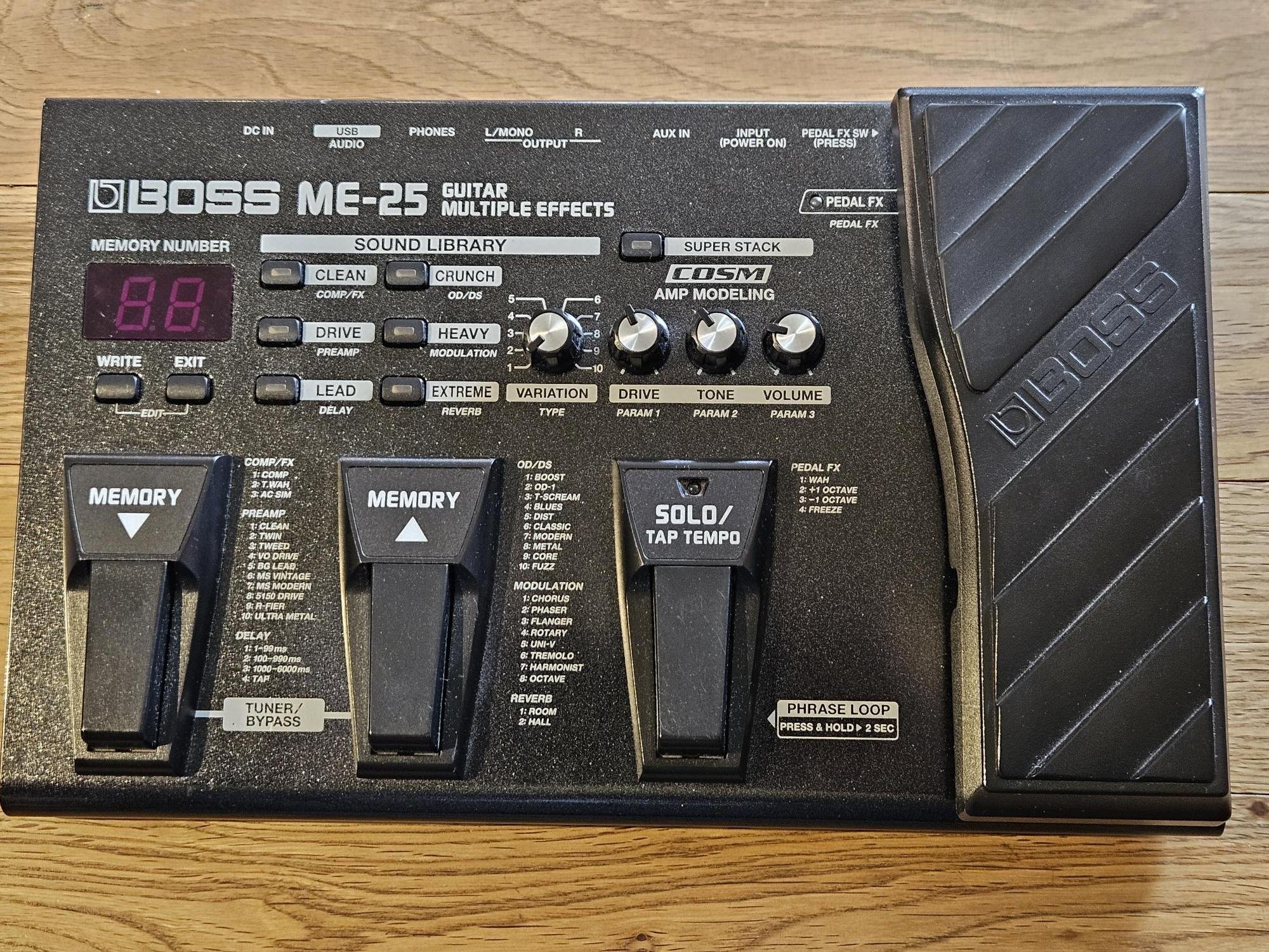 BOSS ME-25 ギターマルチエフェクター