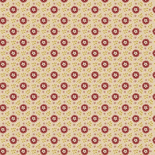 Christmas At Home by April Cornell; Tiny Daisy red-natural 16721M-20