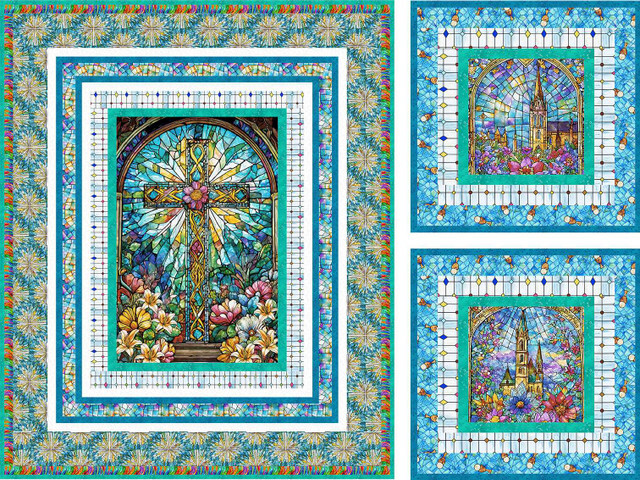 The Colors of Hope Wall Hanging and Pillow (2) Set featuring Faith in Full Color by City Art Studio 