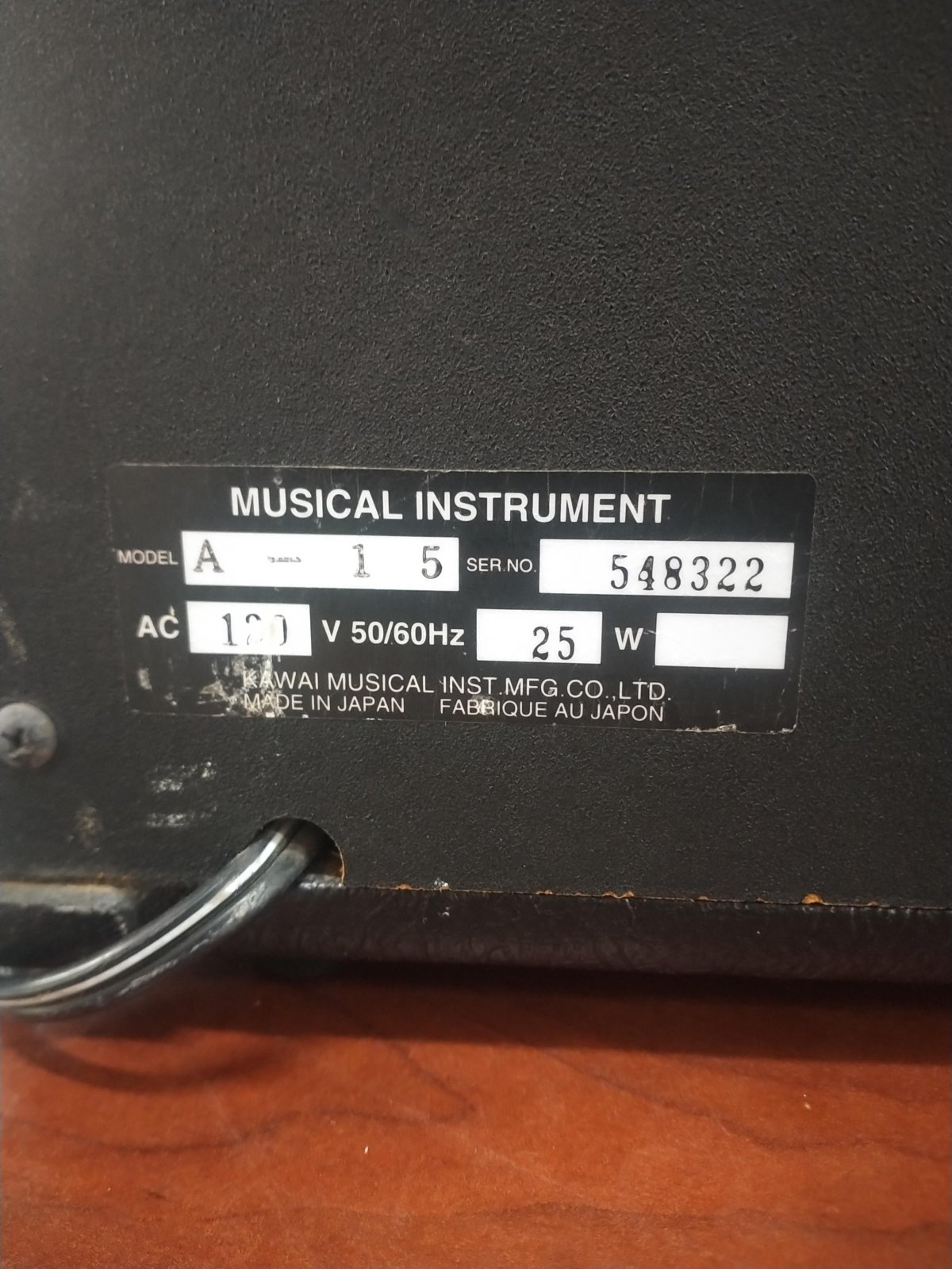 Kawai A-15 Amp
