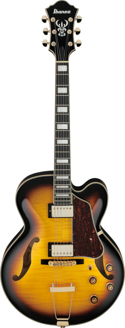 Ibanez AF95FMAYS AF Artcore Expressionist 6str Electric Guitar - Antique Yellow Sunburst