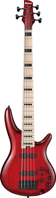 Ibanez ANB205TWB Adam Nitti Signature 5str Electric Bass w/Bag - Transparent Wine Red Burst
