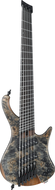 Ibanez EHB1506MSBIF EHB Ergonomic Headless Bass 6str w/Bag Multi scale - Black Ice Flat