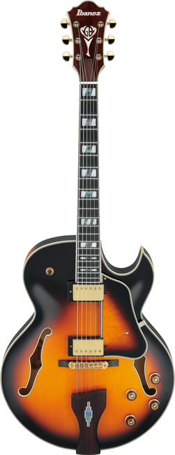 Ibanez LGB30VYS George Benson Signature  6str Electric Guitar w/Case - Vintage Yellow Sunburst