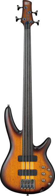 Ibanez SRF700BBF SR Bass Workshop 4str Electric Bass - Fretless - Brown Burst Flat