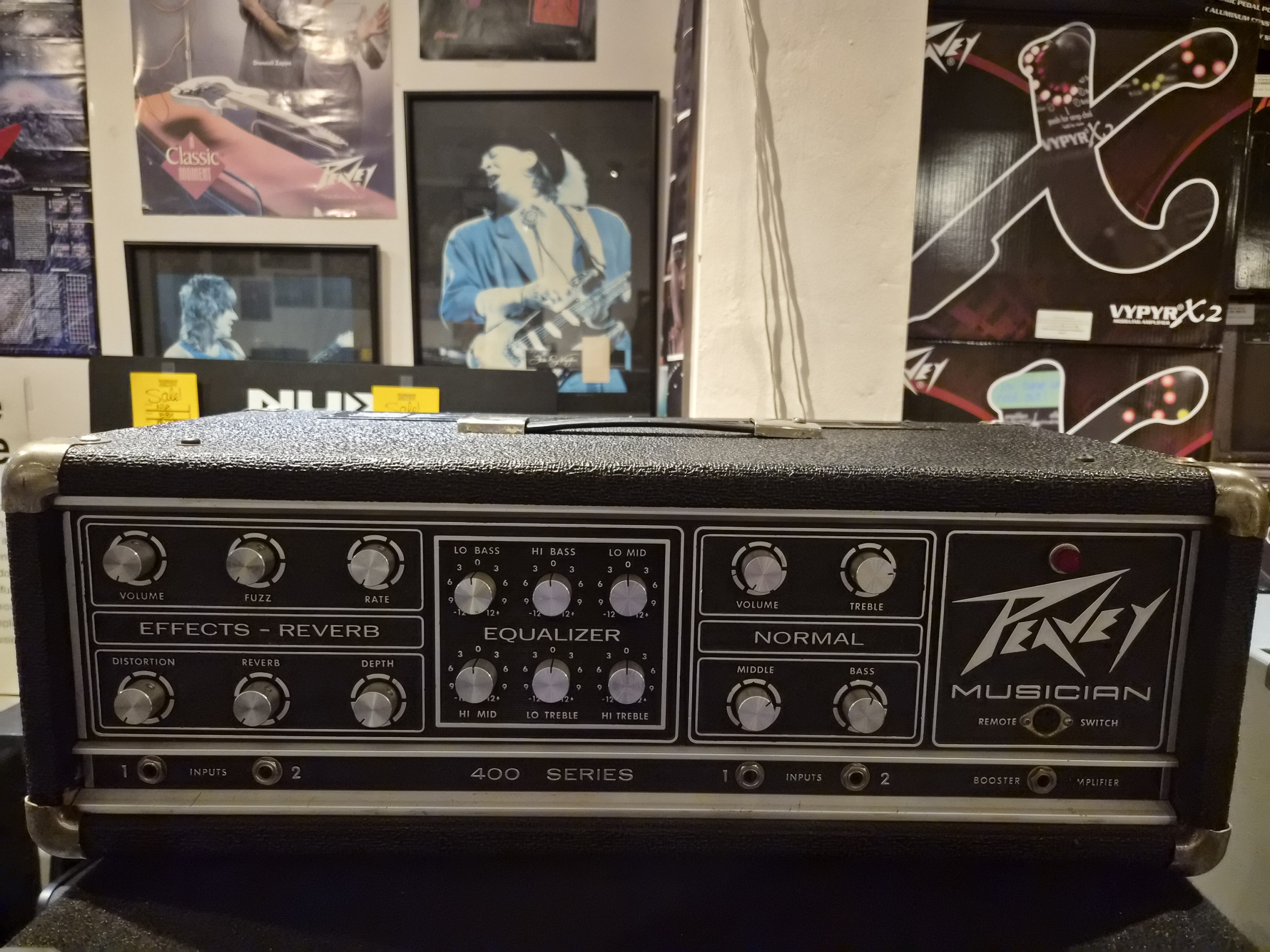 Vintage Peavey Amp Head- Musician 400 Series 
