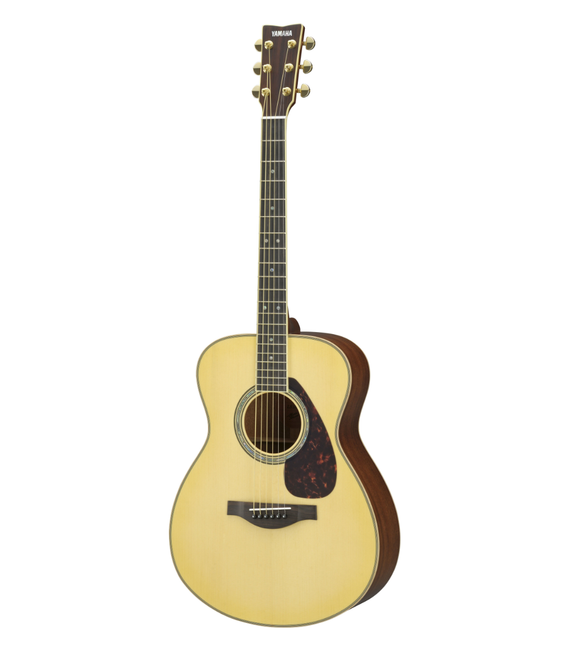 Yamaha LS16MHB L SERIES MAHOGANY SMALL BODY ACOUSTIC GUITAR WITH PASSIVE PICKUP WITH HARD BAG; NATURAL