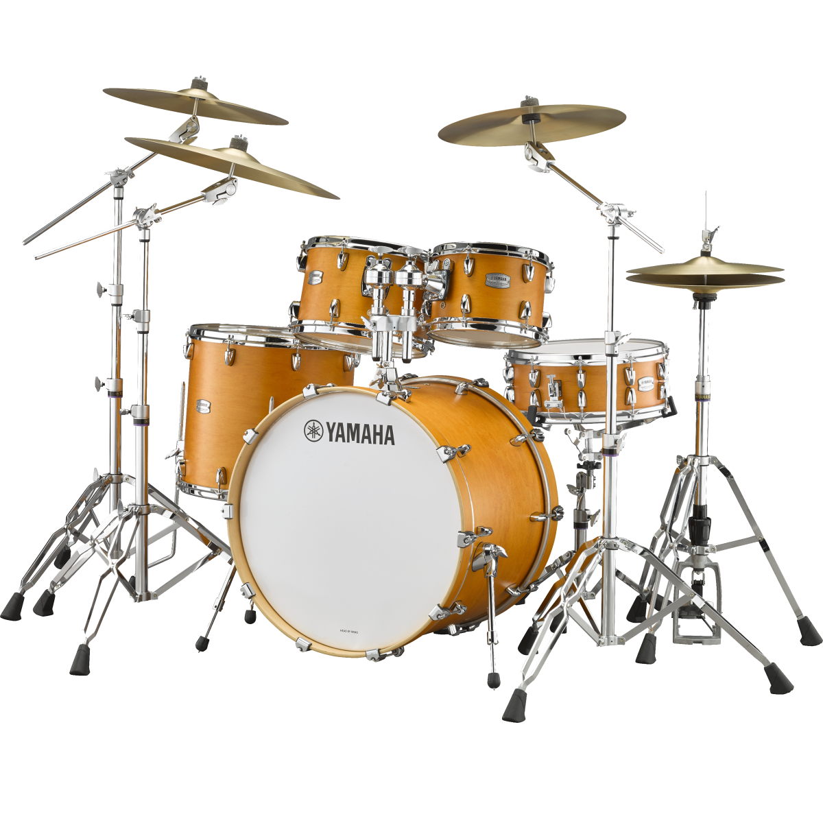 Yamaha TMP2F4 BTS 4pc shell set in 1 box, no snare: 22x16 bass drum, 10x7 mounted tom, 12x8 mounted tom, 16x15 floor tom, TH-945C