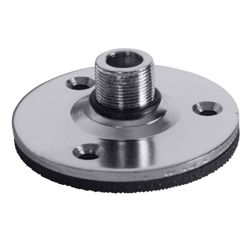 OnStage Mic Flange Mount with Pad Chrome TM08C 659814347599