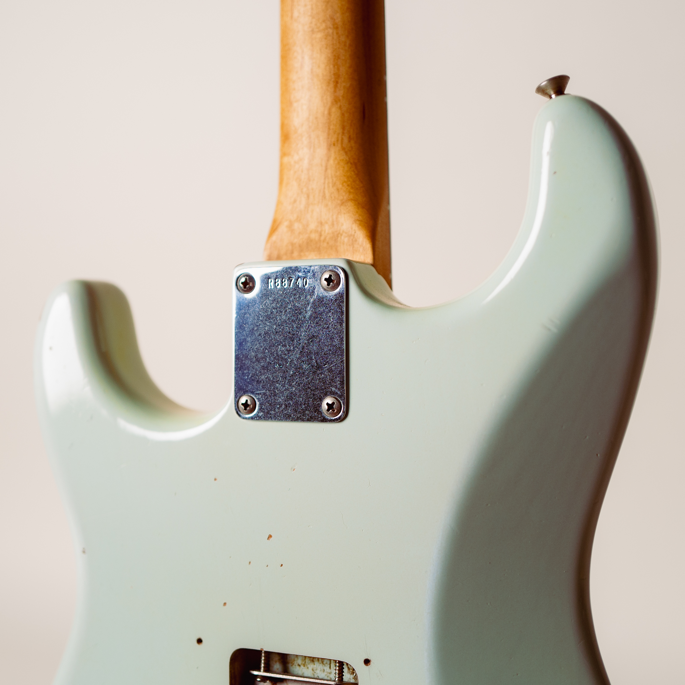 2018 Fender Custom Shop 1960 NoNeck Stratocaster Faded Sonic Blue