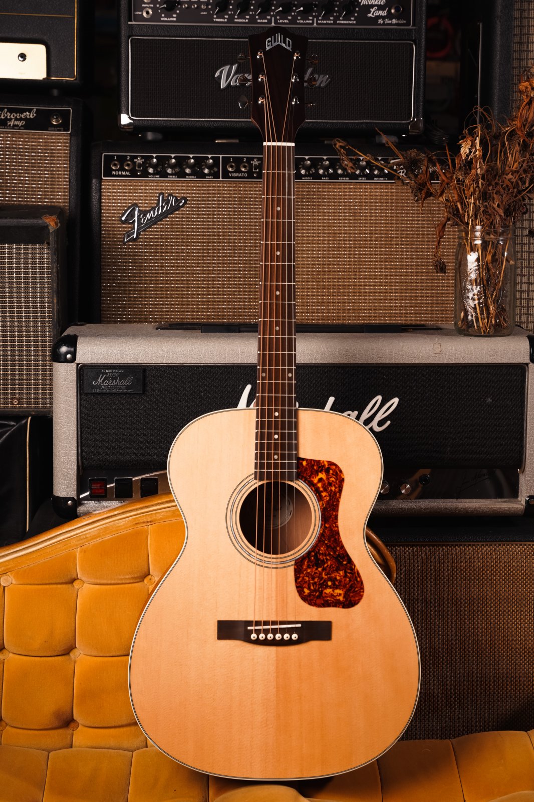 Guild OM-240E Natural Acoustic/Electric Westerly Collection (new