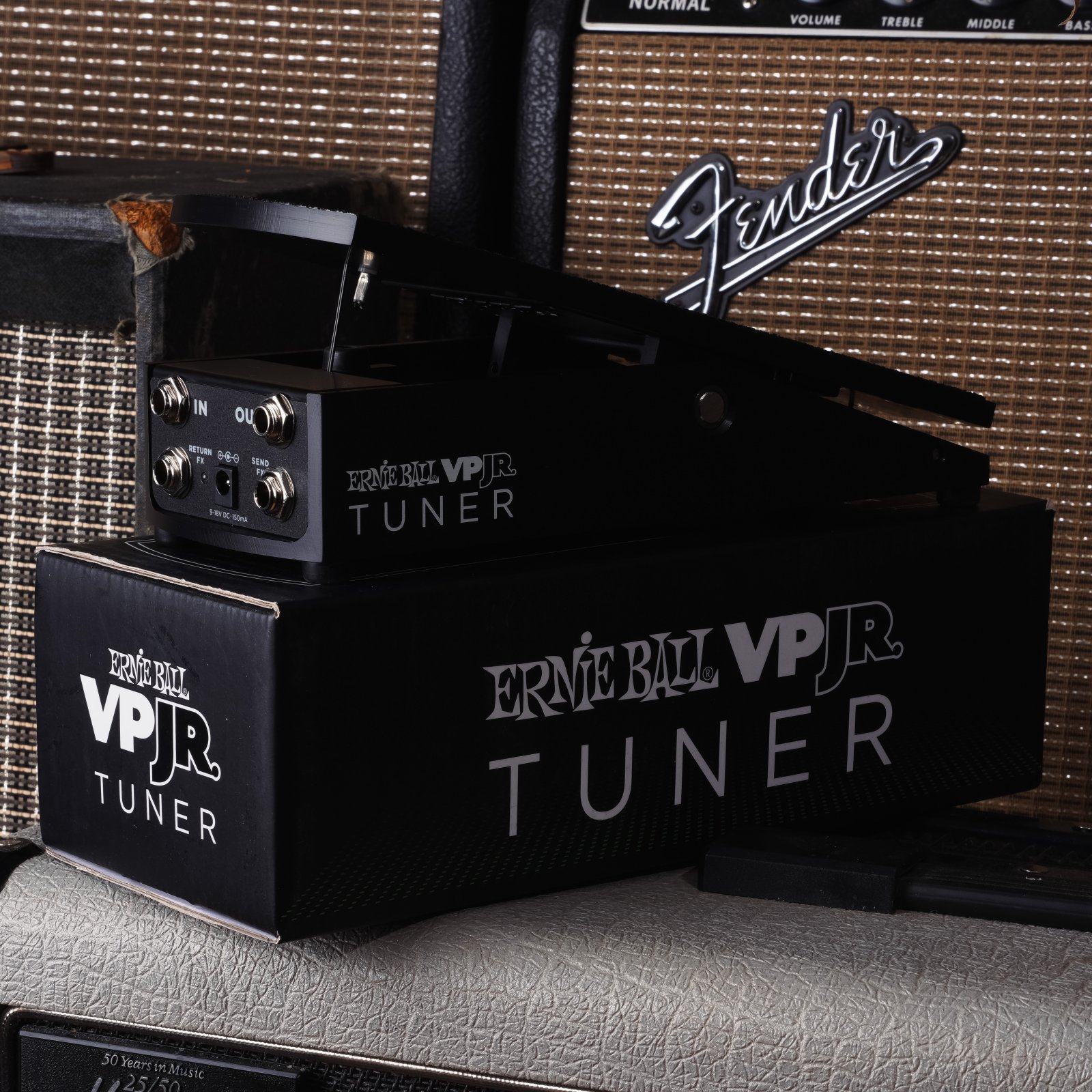 Ernie Ball VP Jr Tuner Volume Pedal Black P06203 (new) - 749699101352