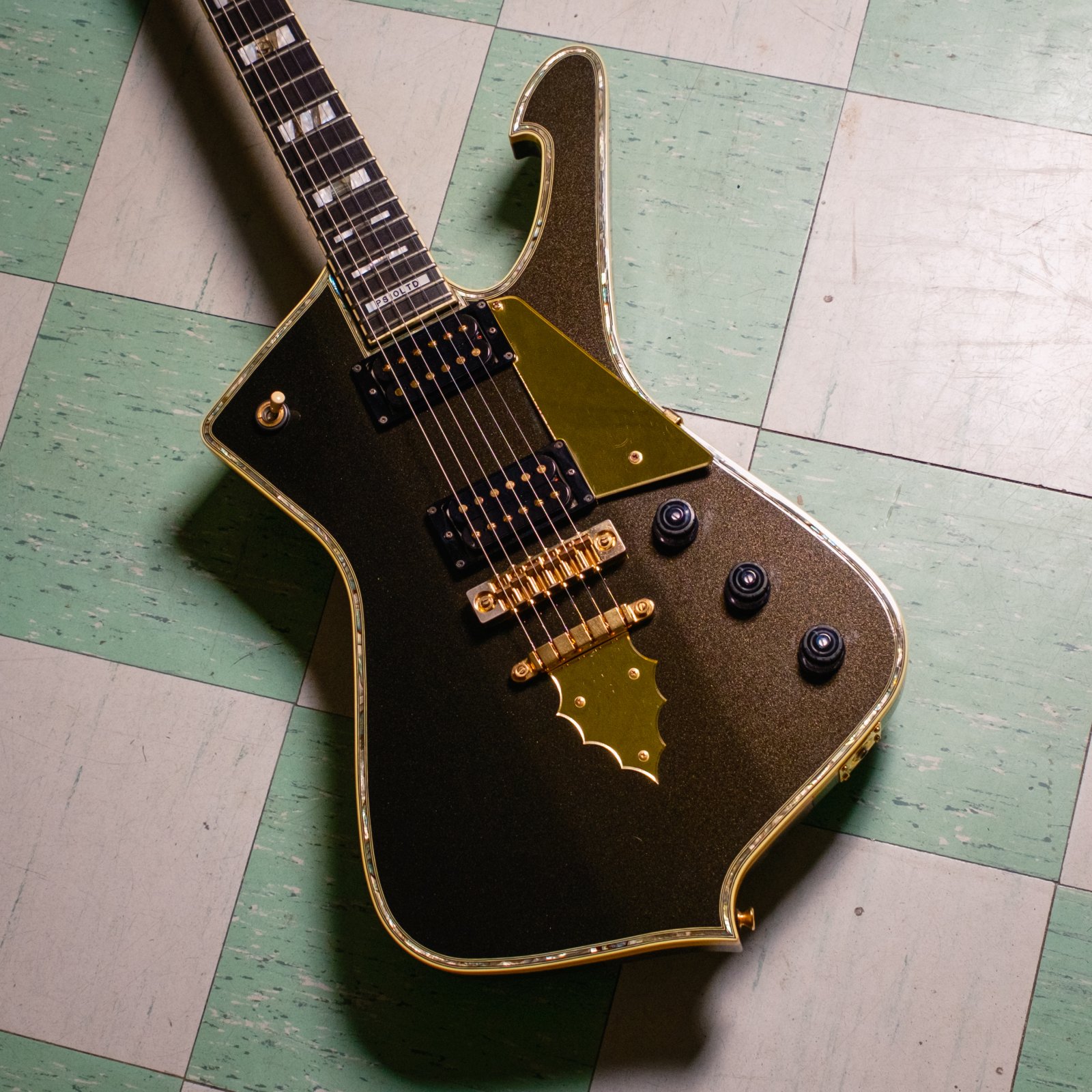 1995 Ibanez PS10LTD Paul Stanley Signature Iceman Black Pearl
