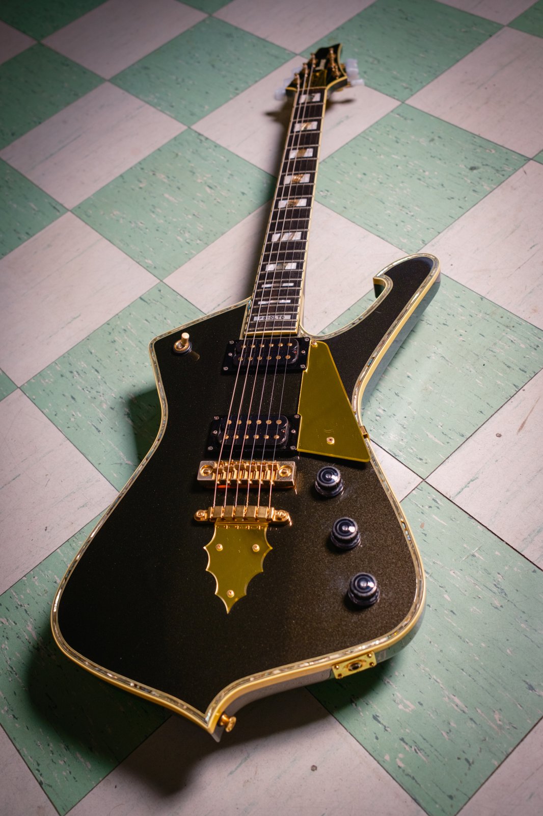 1995 Ibanez PS10LTD Paul Stanley Signature Iceman Black Pearl
