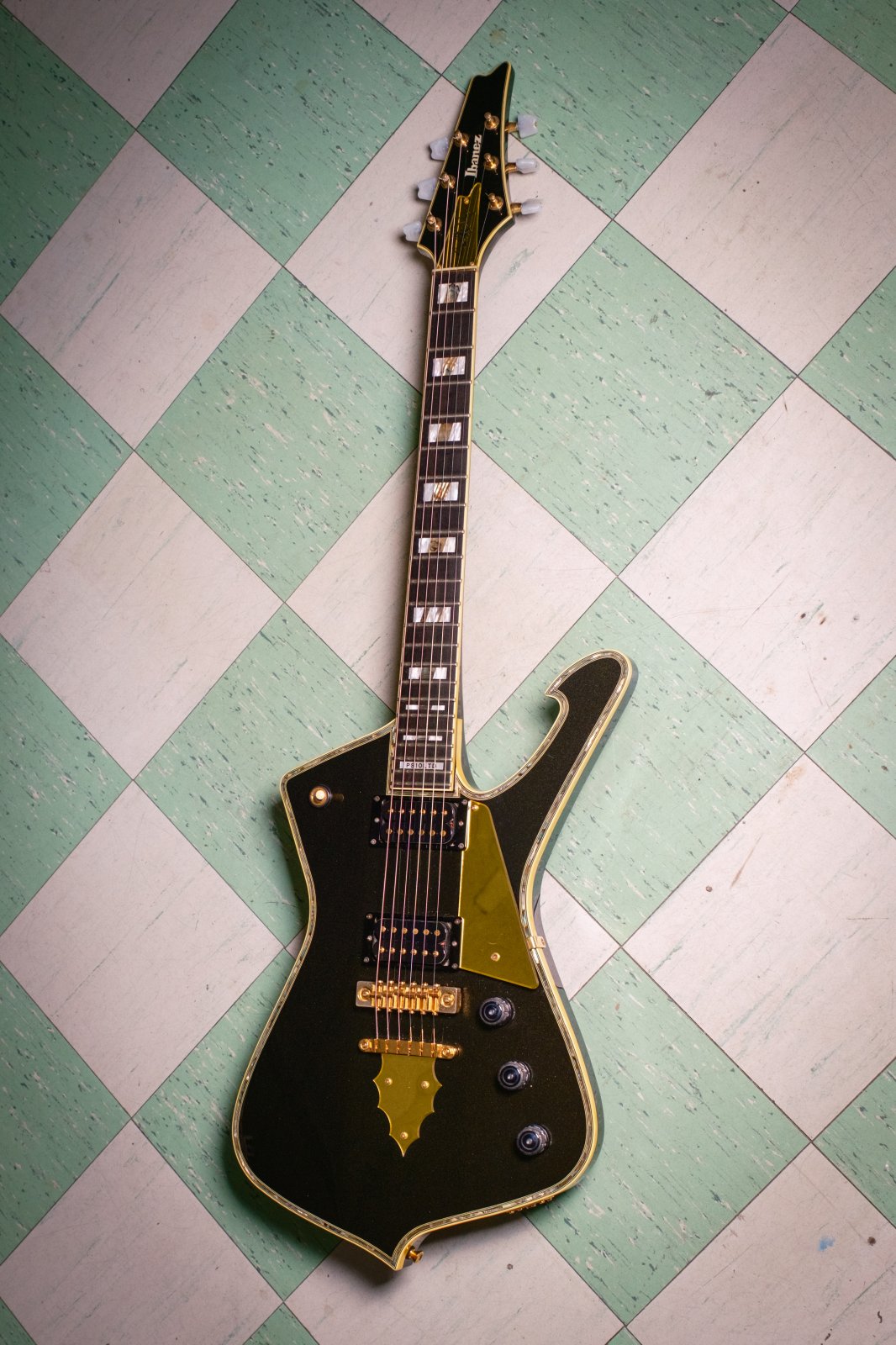 1995 Ibanez PS10LTD Paul Stanley Signature Iceman Black Pearl