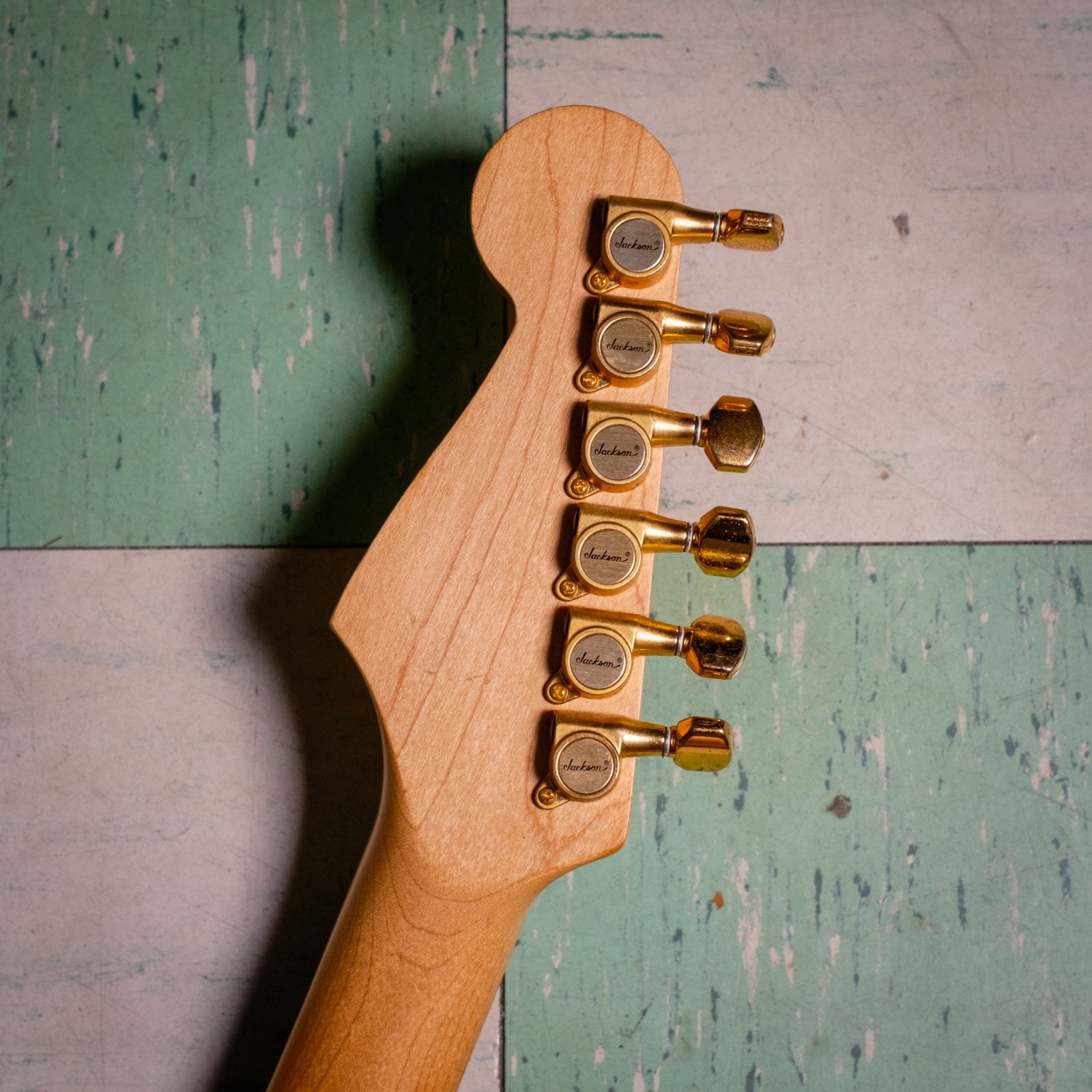 1993 Charvel by Jackson CST-070-SSS Super Strat Transparent Blue