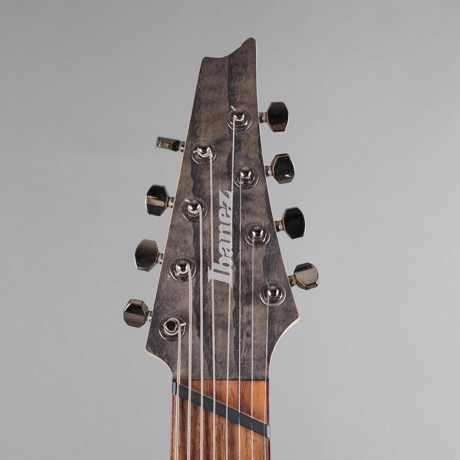 2015 Ibanez Iron Label RGIF8 8-String Fanned Fret Black Stained