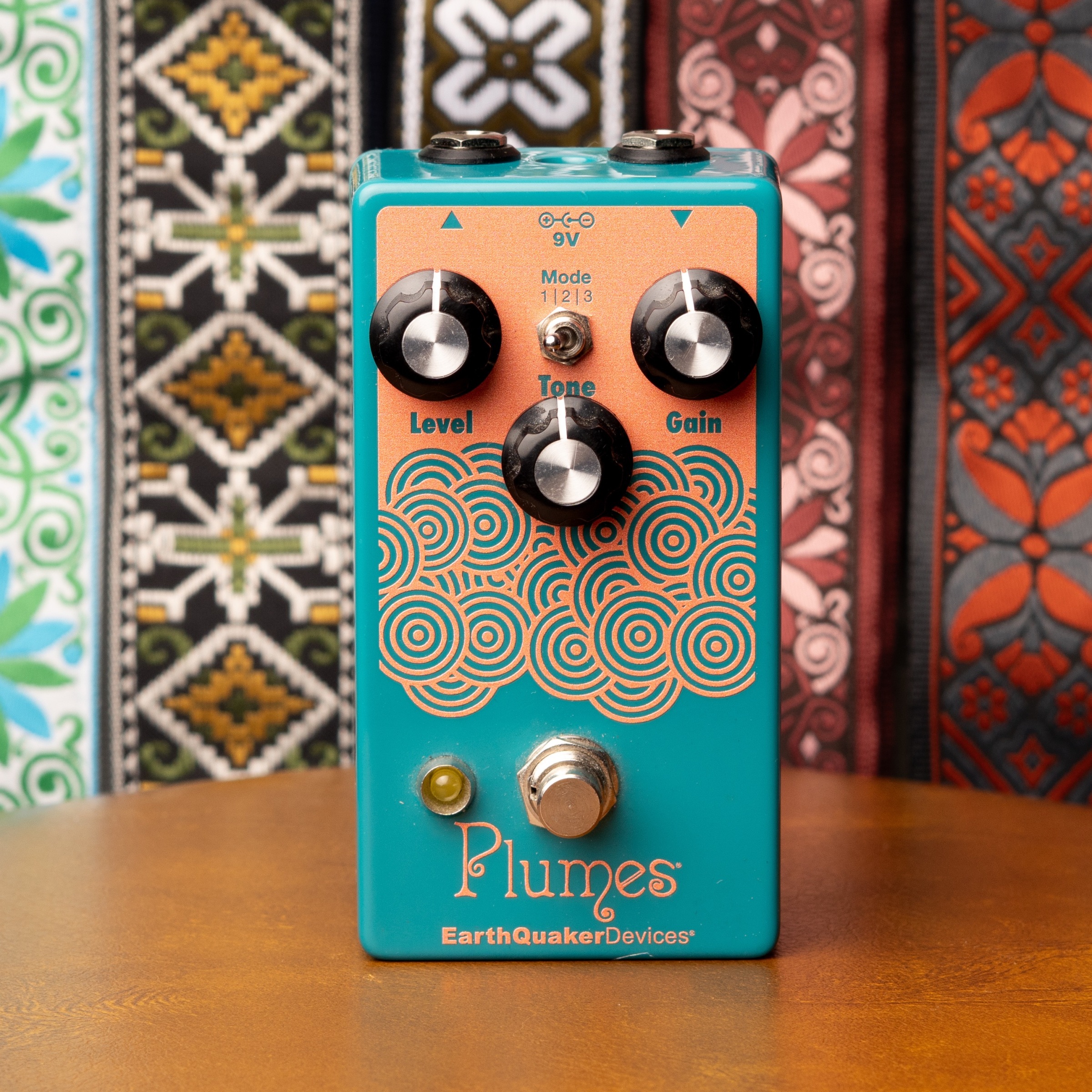 EarthQuaker Devices Plumes Small Signal Shredder Overdrive Pedal Limited Edition Water Blue (used)