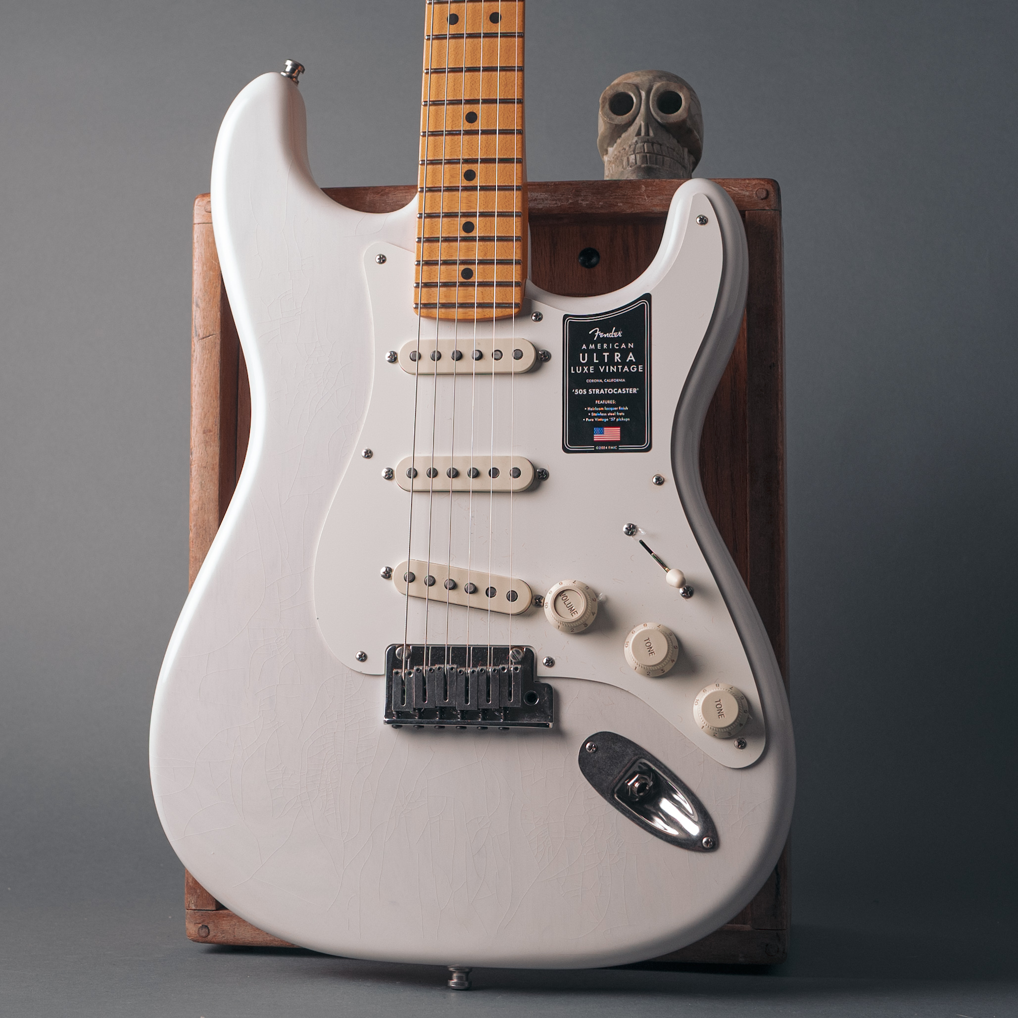 Fender American Ultra Luxe Vintage 50s Stratocaster White