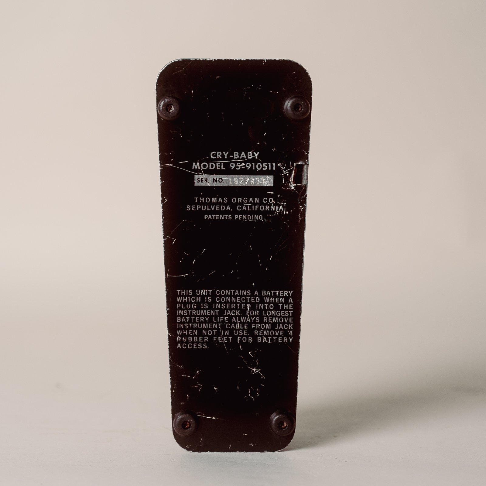 1975 Thomas Organ Cry-Baby Model 95 Wah-Wah Pedal