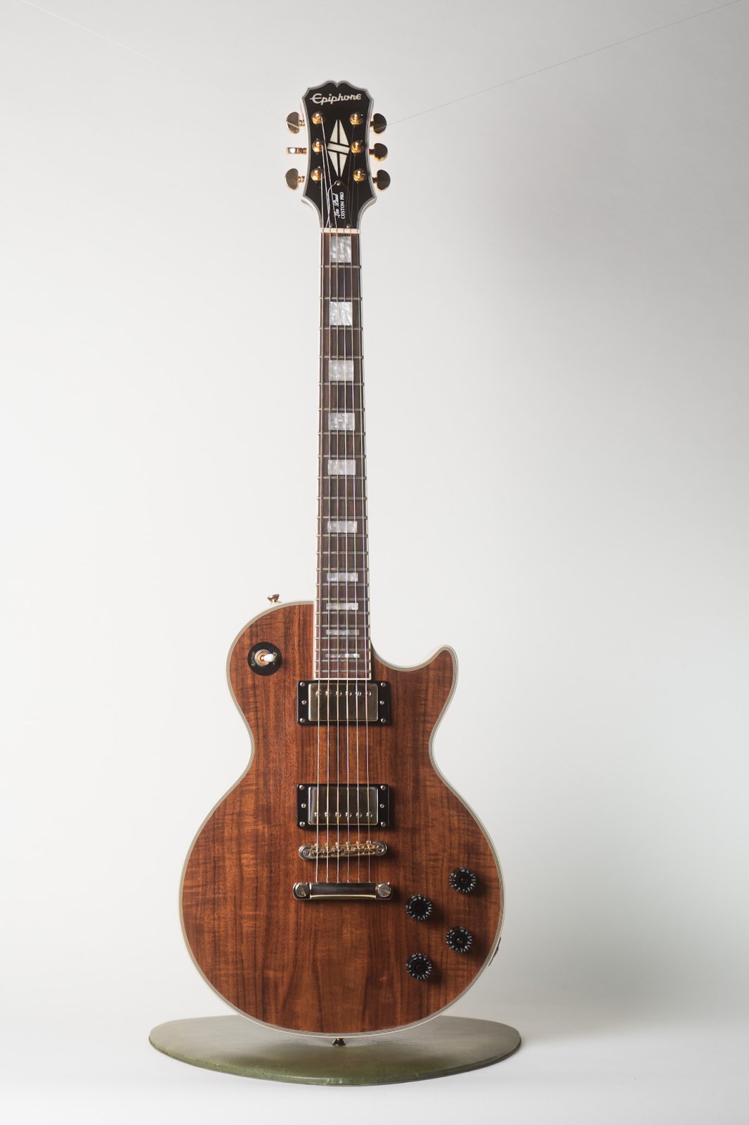 2019 Epiphone Les Paul Custom Pro Koa